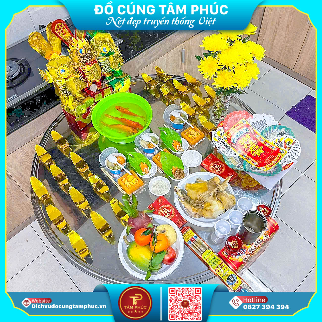 Mâm Cúng Ông Táo Năm 2026 - Trọn Gói, Chuẩn Nghi Lễ Tại Cần Thơ